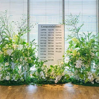 空間にぴったりの装花デザインをご提案