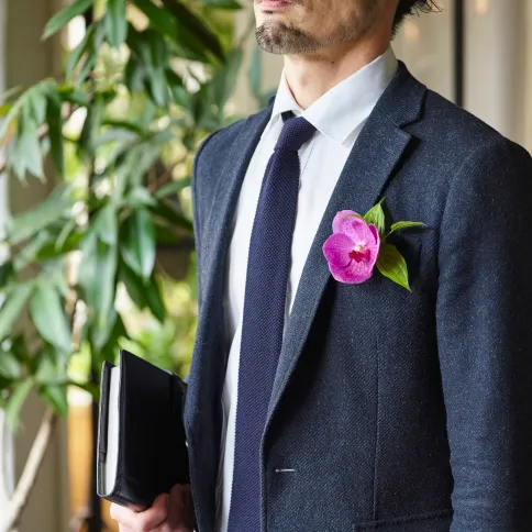 本日の主役を彩る